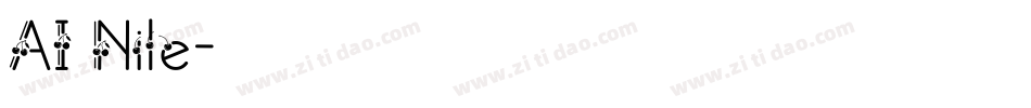 AI Nile字体转换